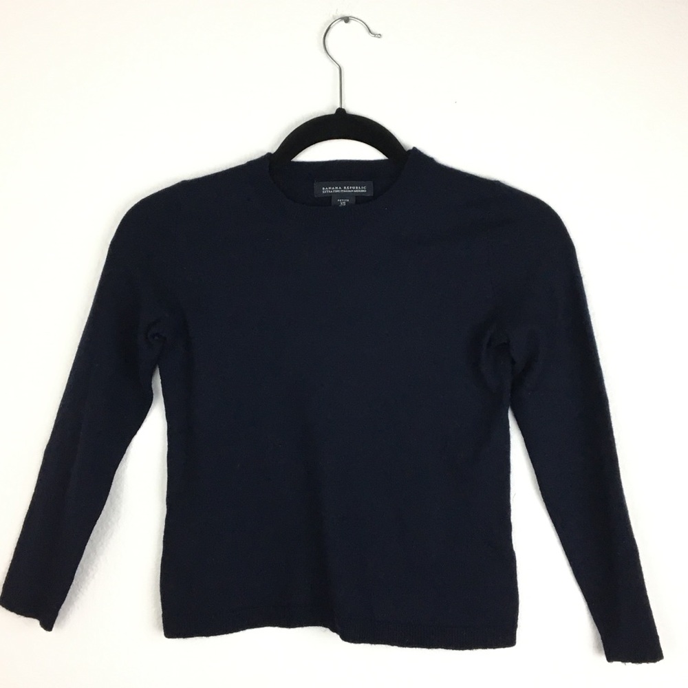 BANANA REPUBLIC Extra Fine Merino Wool PETITE S